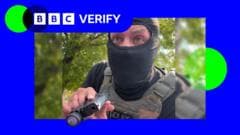 BBC Verify speaks to woman who filmed ICE agent pointing gun at her