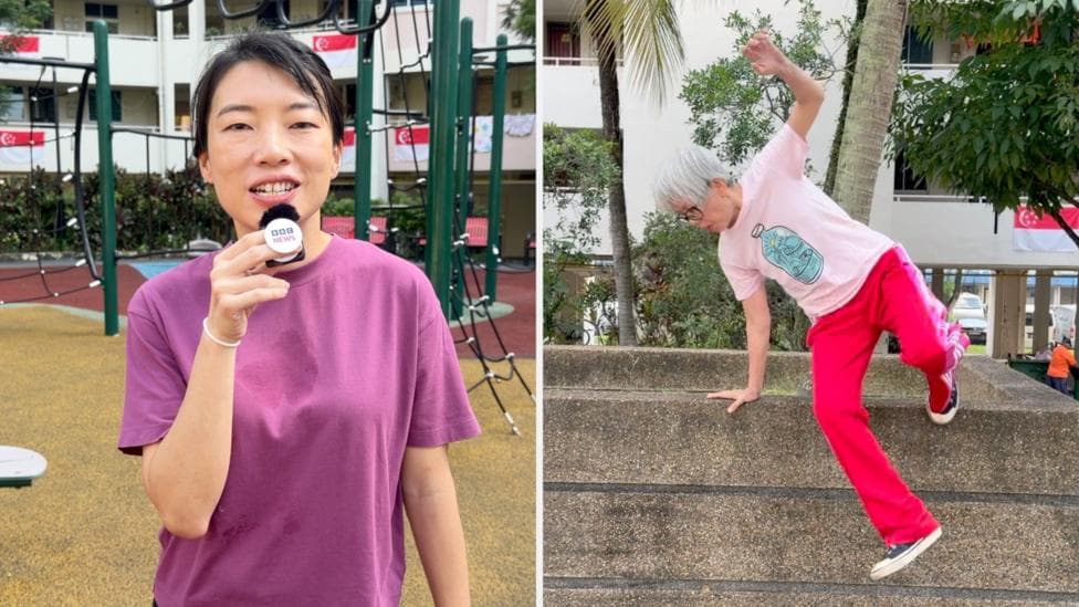 How is parkour helping these seniors avoid injuries?