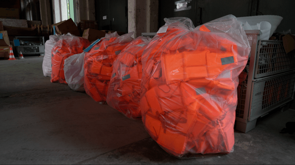 Inside secret police warehouse as Germany targets small boats gangs