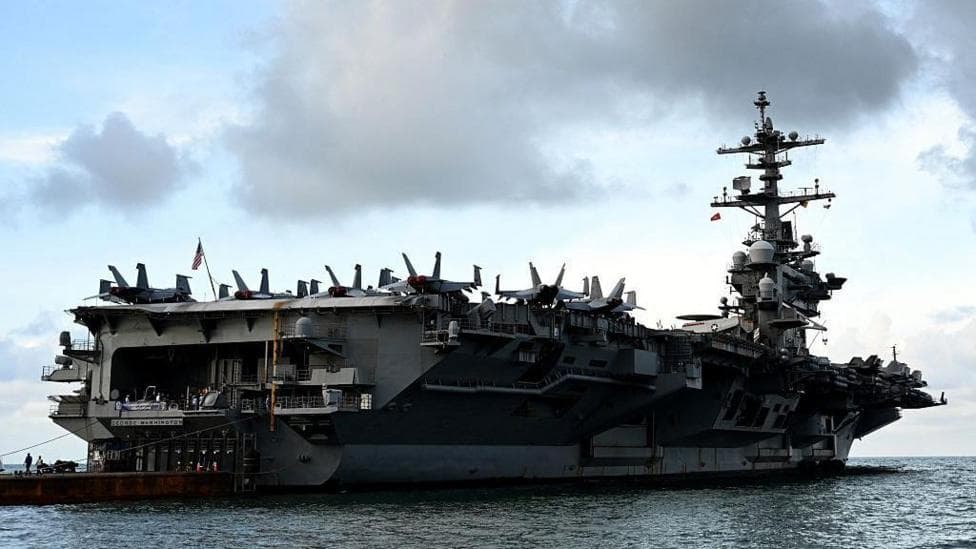 US aircraft carrier on way to relieve USS Lincoln after issues reported on board