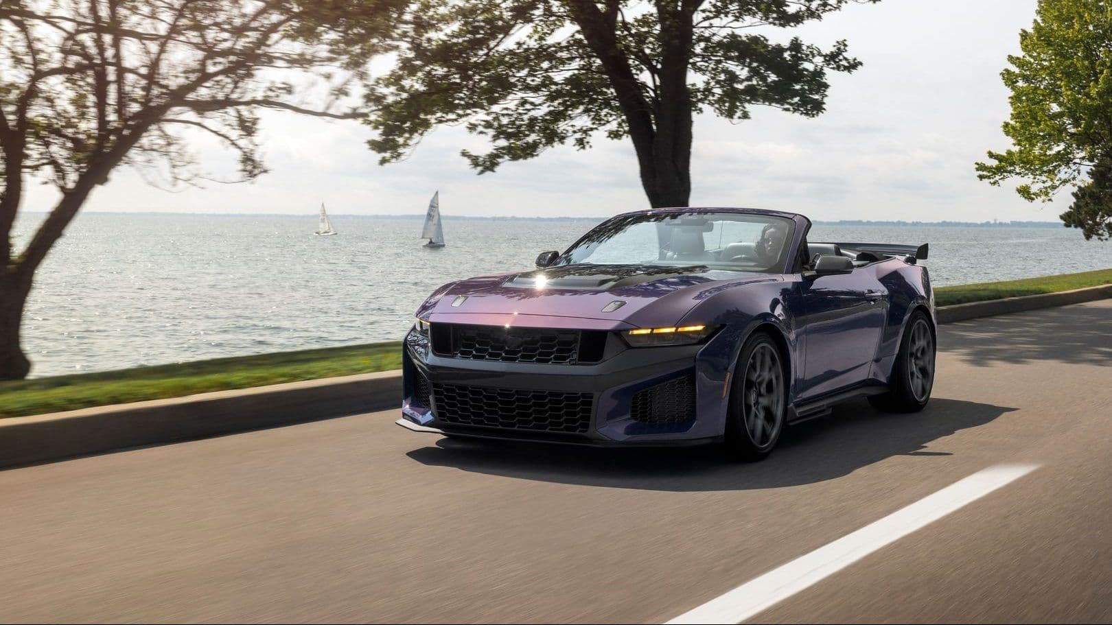 Ford's new Mustang Dark Horse SC convertible features 795 horsepower