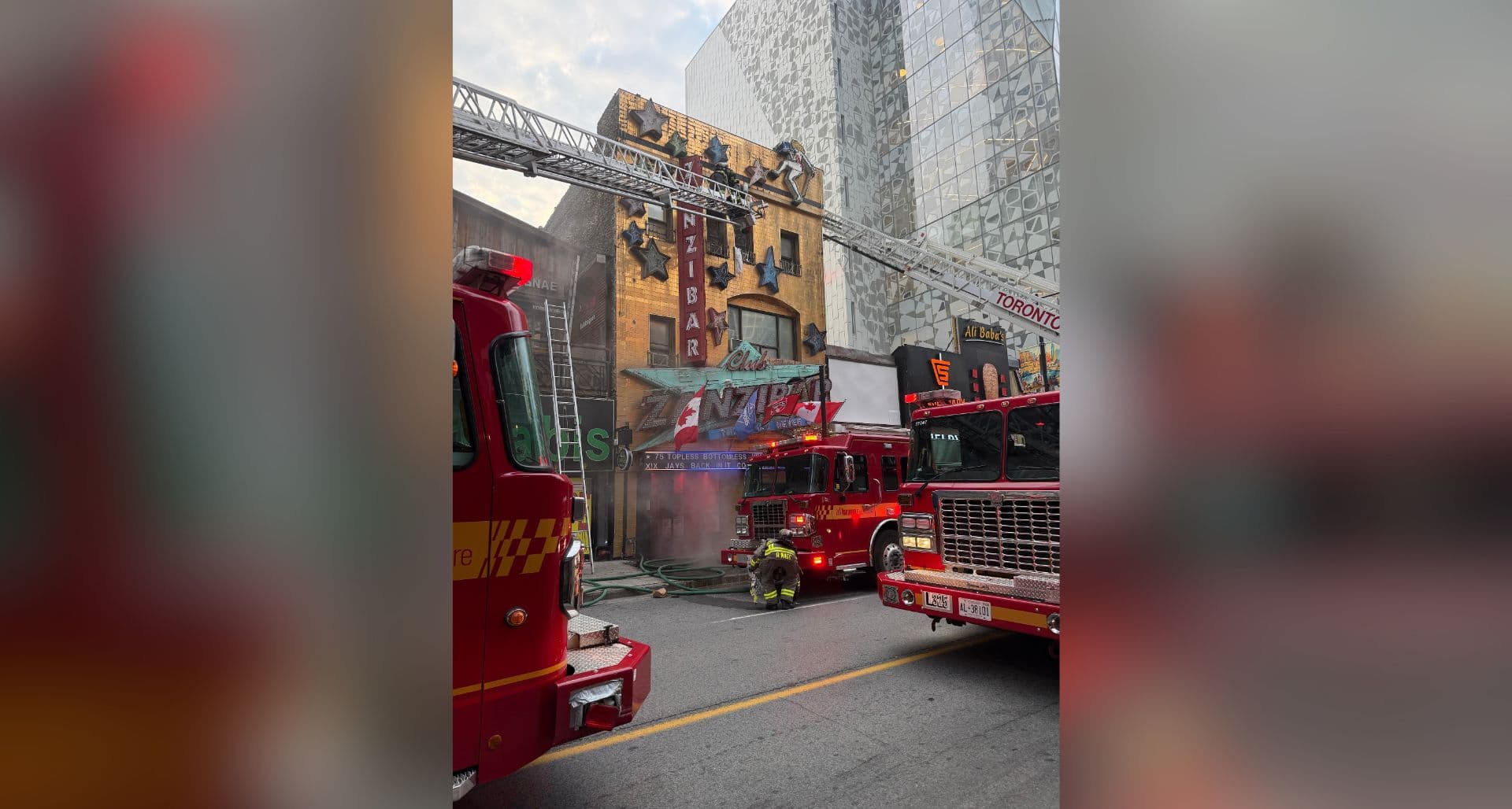 Structure of Zanzibar strip club in Toronto 'compromised' after fire